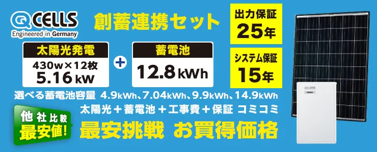Qセルズ 創蓄連携システム