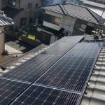 京都府 南丹市 K様邸 太陽光発電  長州産業 CS-304B61 304w 2.12㎾