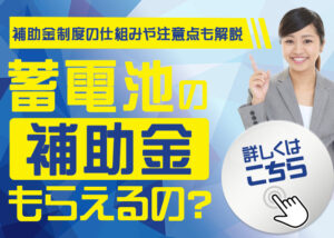 蓄電池の補助金はもらえるの?補助金制度の仕組みや注意点も解説?