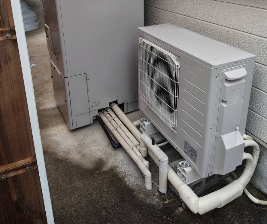 広島県 庄原市 Ｋ様邸 三菱電機エコキュート SRT-S376U ヒートポンプ