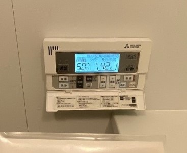 広島県 広島市 Ｉ様邸 三菱電機エコキュート SRT-S376U 浴室リモコン