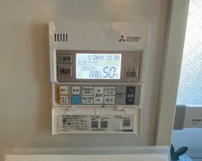 広島県 広島市 Ｉ様邸 三菱電機エコキュート SRT-S376U 台所リモコン