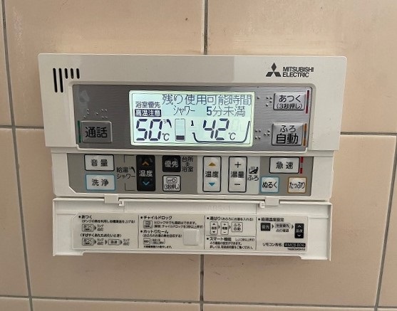 石川県 金沢市 Ｔ様邸 三菱電機エコキュート SRT-S376 浴室リモコン
