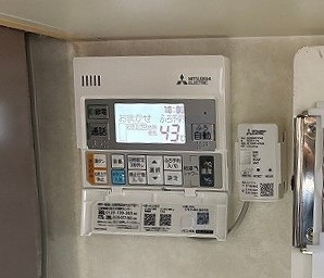 兵庫県 神崎郡 Ｋ様邸 三菱電機エコキュート SRT-S376 台所リモコン