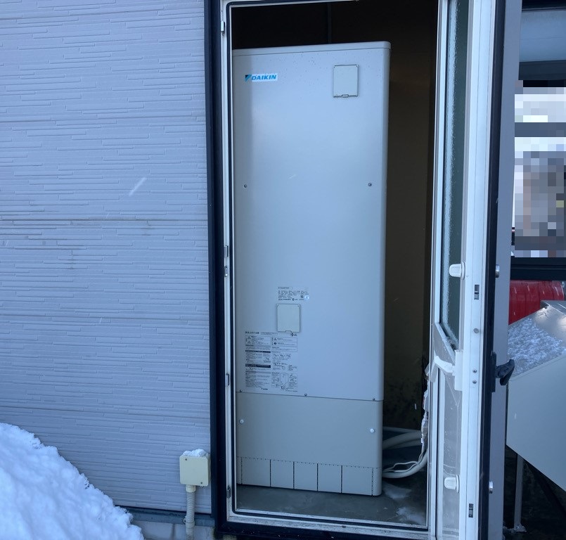 秋田県 大仙市 Ｈ様邸 ダイキンエコキュート EQA37YHV 施工後