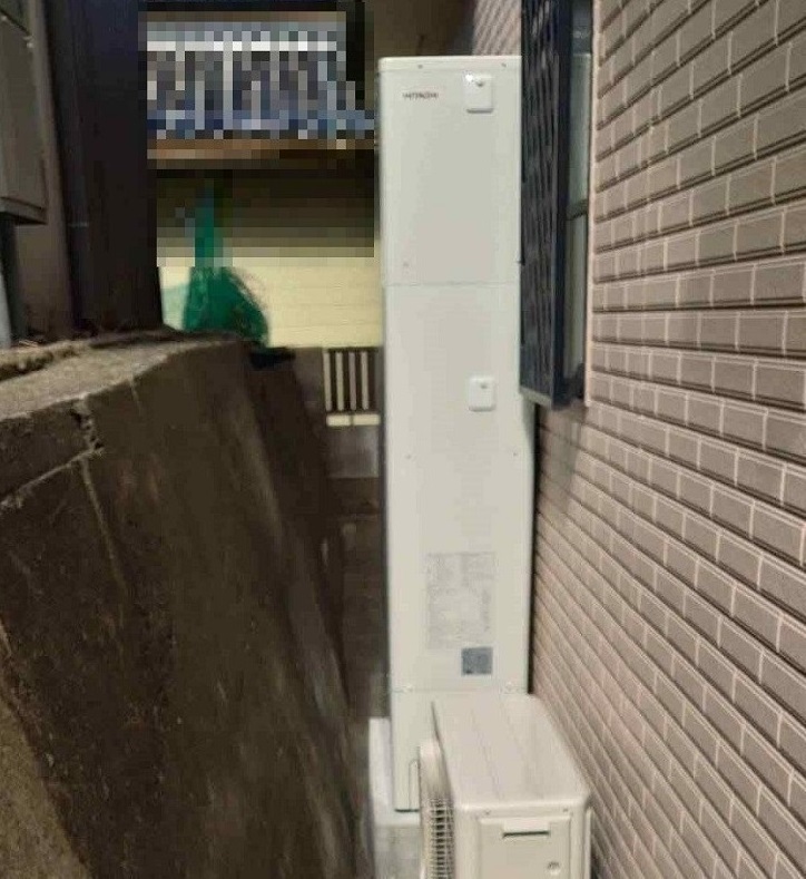 福岡県 福岡市 М様邸 日立エコキュート BHP-FS46WH 施工後