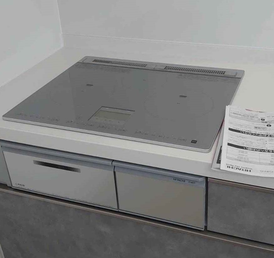 福岡県 福岡市 М様邸 日立エコキュート BHP-FS46WH IHクッキングヒーター日立：HT-N8STF(S）