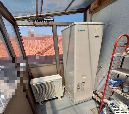 広島県 広島市 Ｔ様邸 ダイキンエコキュート EQA37YV 施工後