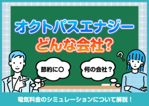 オクトパスエナジーとはどんな会社？東京ガスとの関係性や電気料金のシミュレーションなどを解説?