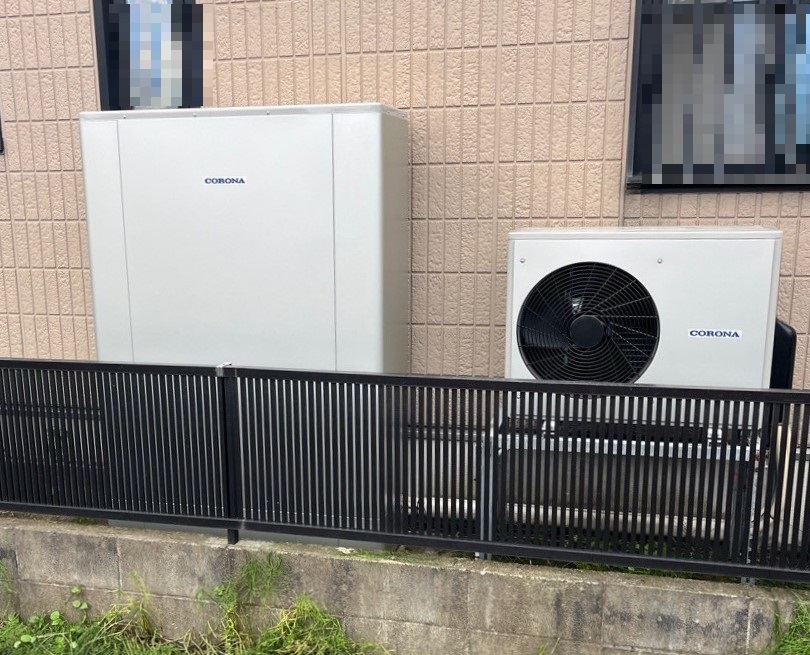 福井県 福井市 Ｓ様邸 コロナエコキュート CHP-ED302AZ1 貯湯タンク＋ヒートポンプ
