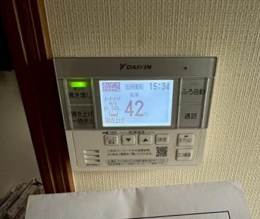 千葉県 千葉市 Ｔ様邸 ダイキンエコキュート EQX37YFV 台所リモコン(2台目)