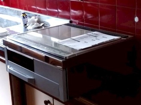 高知県 高岡郡 Ｈ様邸 三菱電機エコキュート SRT-S557U IHｸｯｷﾝｸﾞﾋｰﾀｰ+据置用枠