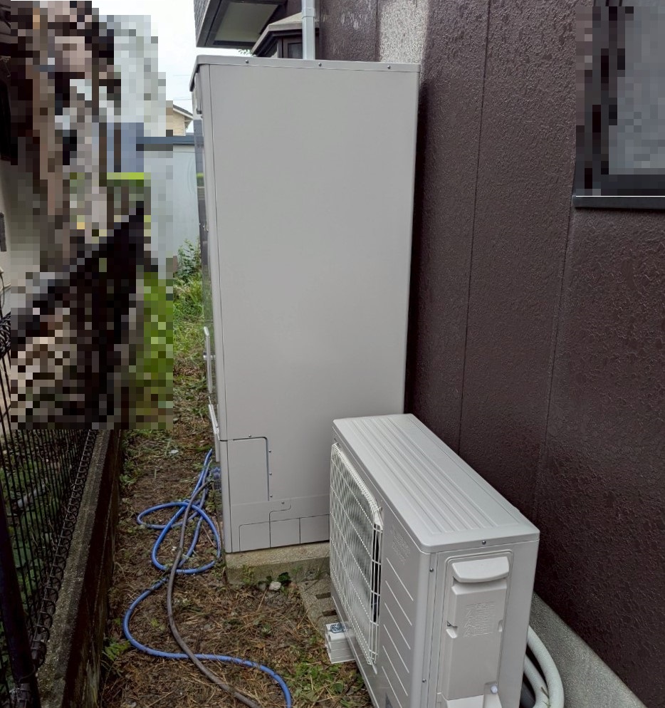 大分県 中津市 Ｓ様邸 三菱電機エコキュート SRT-S377 施工後