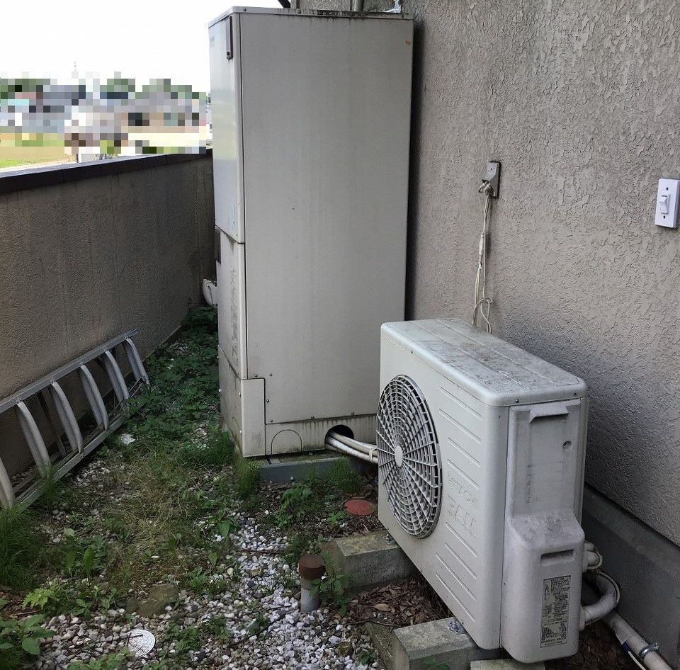 長野県 小諸市 N様邸 日立エコキュート BHP-F37WUK 施工前