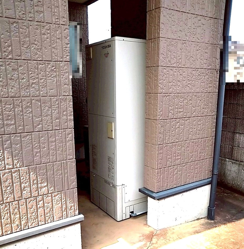 高知県 南国市 Ｋ様邸 日立エコキュート BHP-ZN37WU 施工前