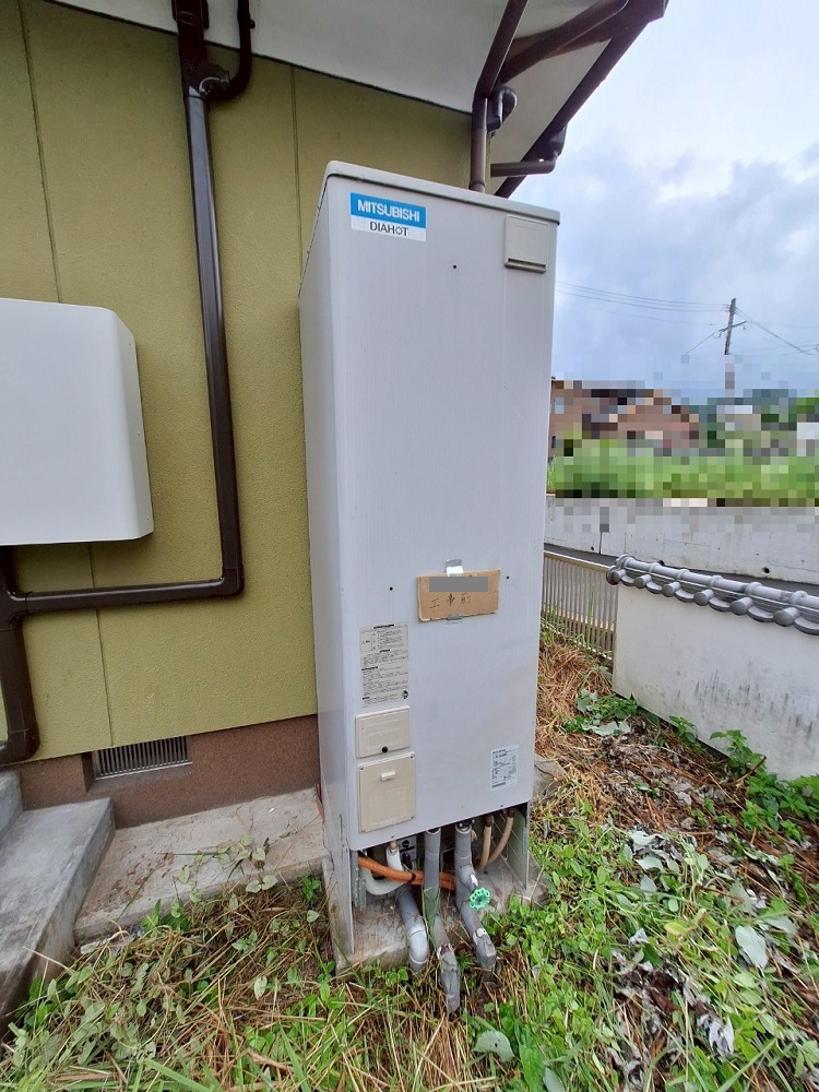 大分県 速見郡 Ｋ様邸 三菱電機エコキュート SRT-S467 施工前