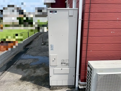広島県 竹原市 О様邸 三菱電機エコキュート SRT-S377 貯湯タンク（正面） 