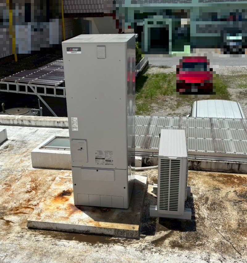 沖縄県 那覇市 Ｙ様邸 三菱電機エコキュート SRT-N377-OK1 施工後