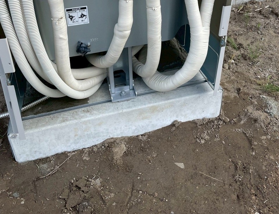 栃木県 宇都宮市 Ｌ様邸 三菱電機エコキュート SRT-S467U 基礎：エコベース