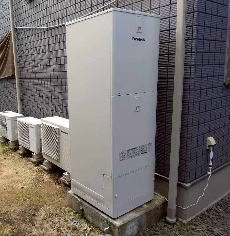 福島県 伊達市 Ａ様邸 パナソニックエコキュート HE-LS37LQS 施工後