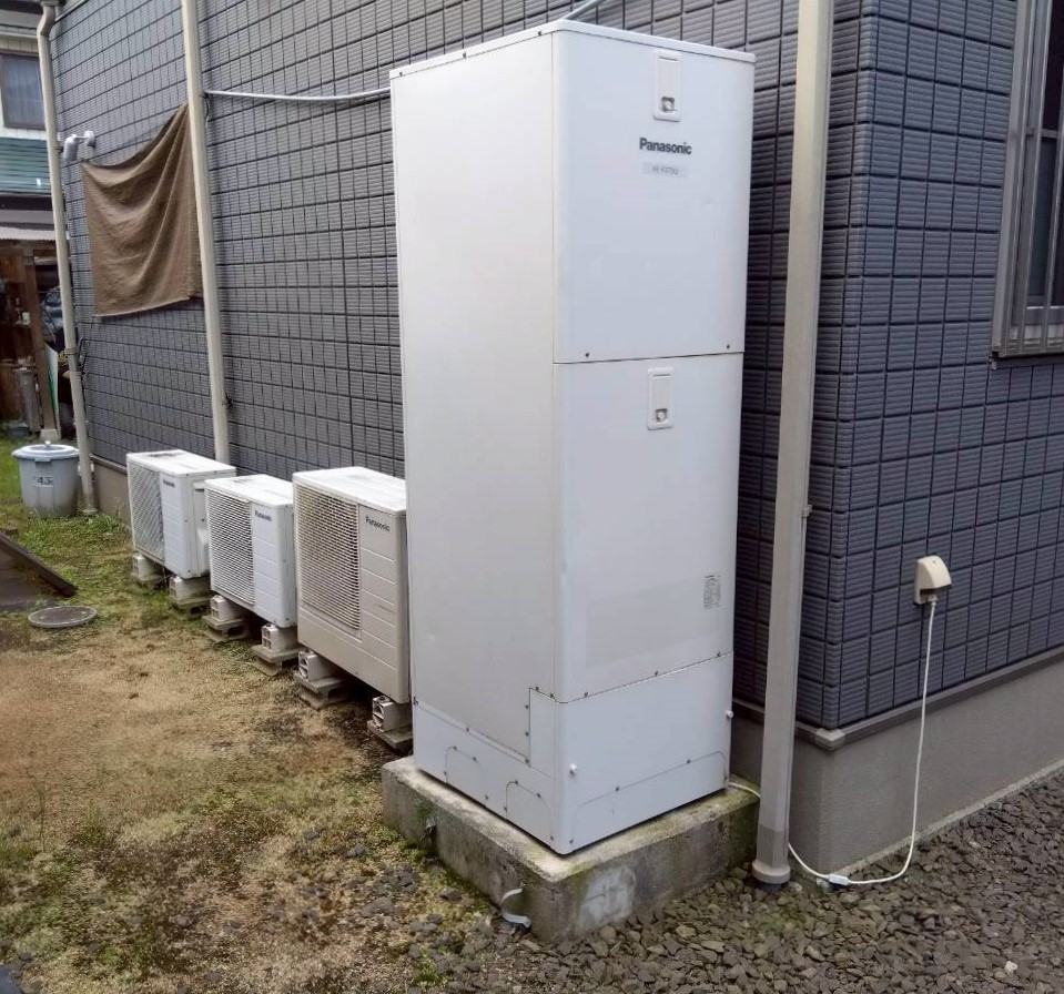 福島県 伊達市 Ａ様邸 パナソニックエコキュート HE-LS37LQS 施工前
