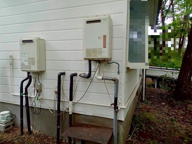 栃木県 那須郡 H様邸 三菱電機エコキュート SRT-NK377D 施工前