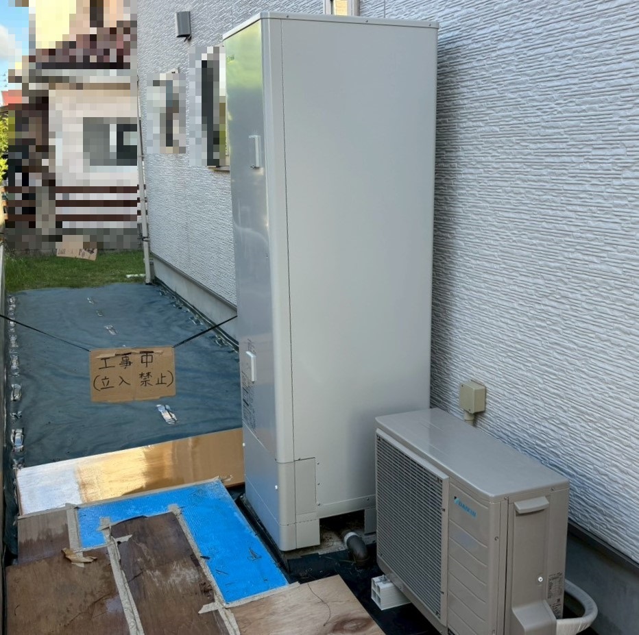 沖縄県 豊見城市 Ｋ様邸 ダイキンエコキュート EQA46ZFVH 施工後