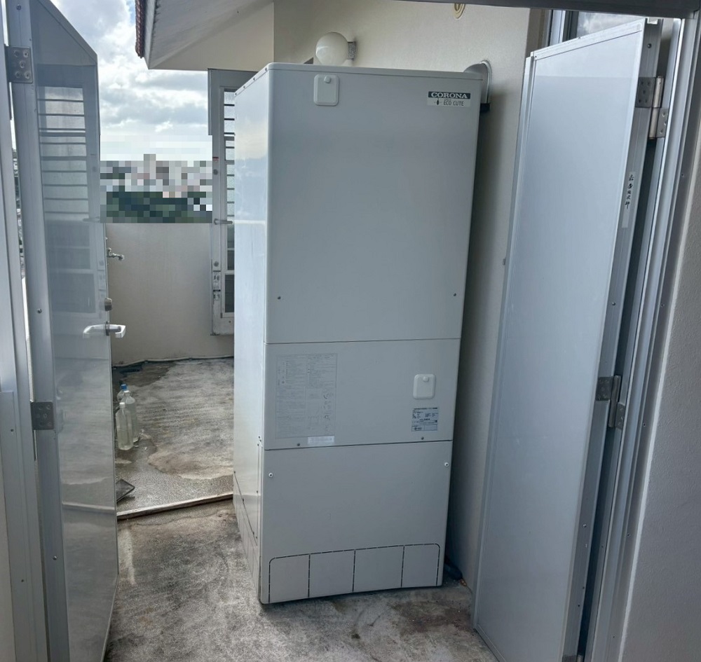 沖縄県 那覇市 Ｋ様邸 三菱電機エコキュート SRT-N466-OK1 施工前