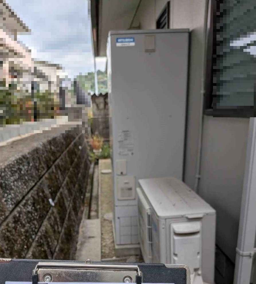 福岡県 太宰府市 Ｓ様邸 三菱電機エコキュート SRT-S377 施工前