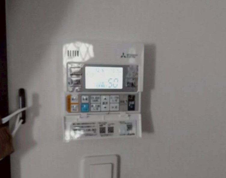 高知県 四万十市 Ｙ様邸 三菱電機エコキュート SRT-S377 台所リモコン