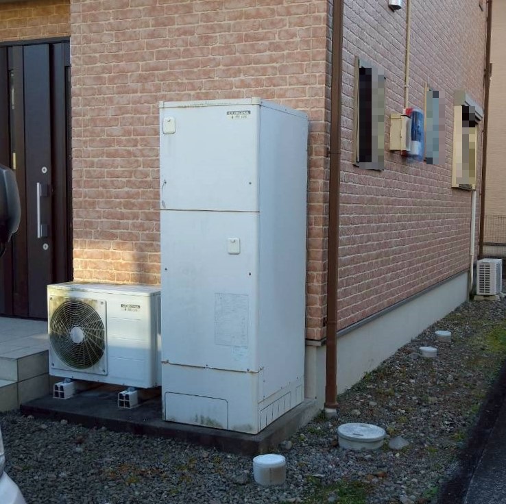 高知県 四万十市 Ｙ様邸 三菱電機エコキュート SRT-S377 施工前