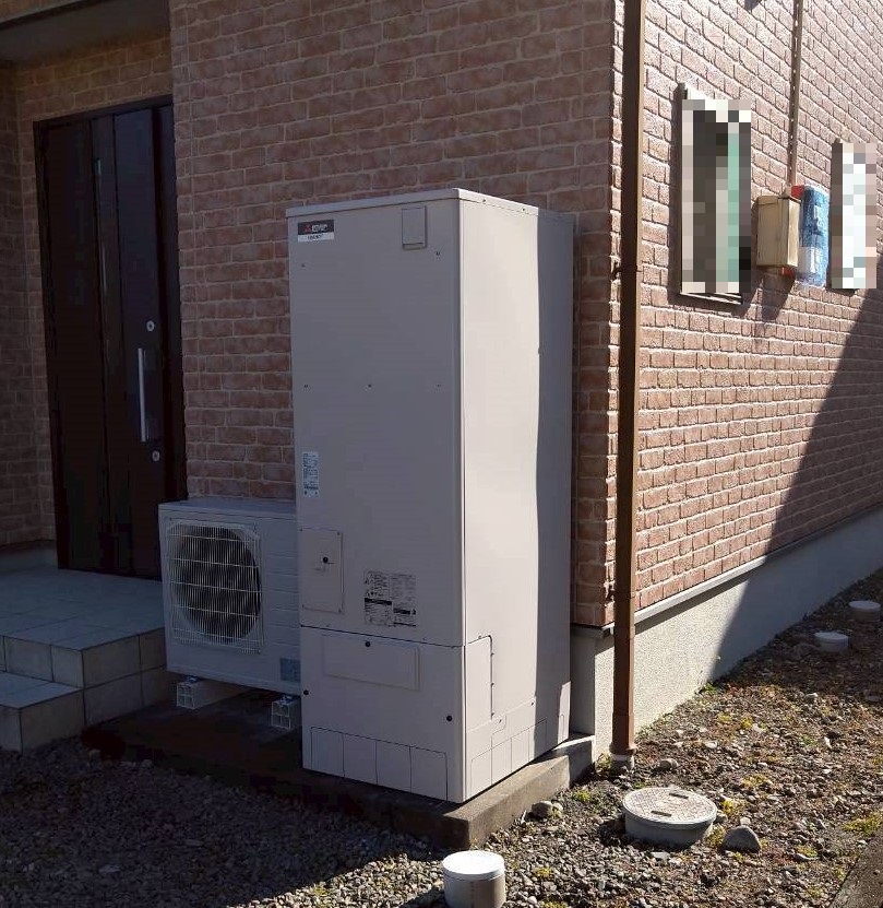 高知県 四万十市 Ｙ様邸 三菱電機エコキュート SRT-S377 施工後