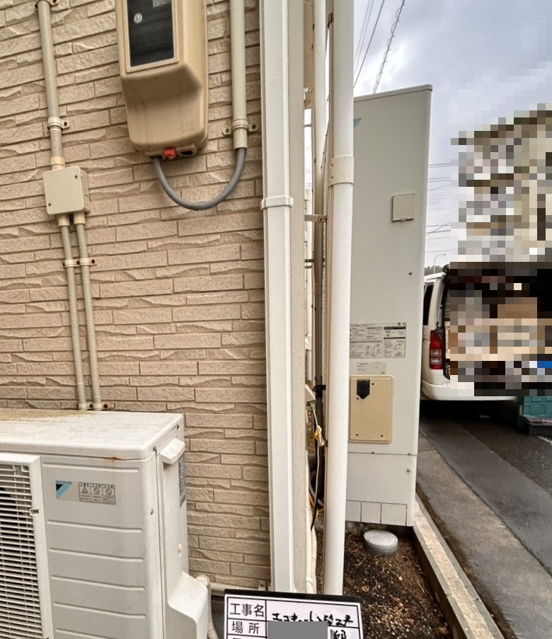 新潟県 新潟市 Ｔ様邸 ダイキンエコキュート EQA46ZFTVE 施工前