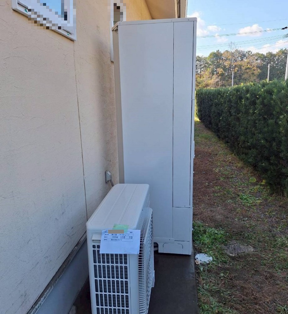 大分県 豊後大野市 М様邸 日立エコキュート BHP-F46XD 施工後