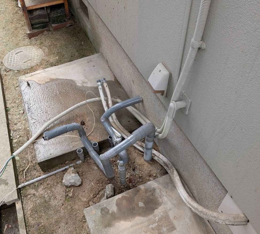 福岡県 太宰府市 Ｓ様邸 三菱電機エコキュート SRT-S377 既存エコキュート撤去