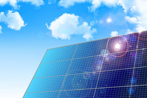 写真：太陽光発電
