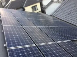 香川県 丸亀市 E様邸 太陽光発電 長州産業 6.58kw スレート1面 写真2