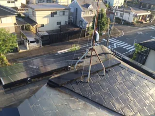 滋賀県 大津市 A様邸 太陽光発電 パナソニック 6.34kw スレート3面 施工事例
