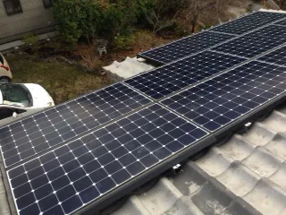 岩手県 遠野市 Y様邸 太陽光発電 東芝 12 3kw 和瓦1面 施工事例
