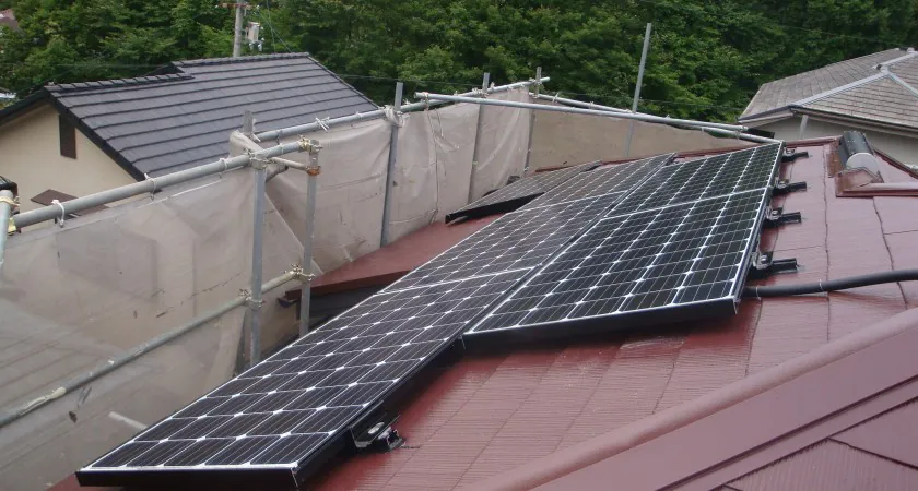 奈良県 大和高田市 I様邸 太陽光発電 三菱電機 225w 2.25kw 施工事例