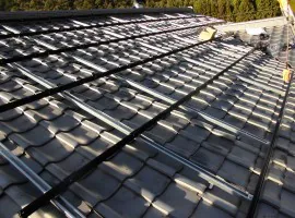 茨城県 常陸太田市 I様邸 太陽光発電 ソーラーフロンティア 170w 6.97kw 写真3
