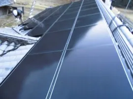 茨城県 常陸太田市 I様邸 太陽光発電 ソーラーフロンティア 170w 6.97kw 写真2