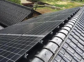 京都府 与謝郡 N様邸 太陽光発電 Qセルズ 270w 5.4kw 写真1