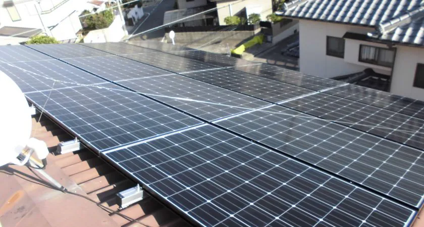 兵庫県 明石市 K様邸 太陽光発電 長州産業 285w 4.56kw 施工事例