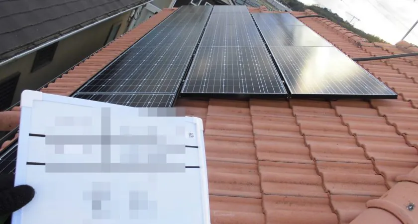 兵庫県 神戸市 Y様邸 太陽光発電 長州産業 234w 4.44kw 施工事例