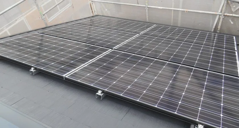 大阪府 茨城市 K様邸 太陽光発電 長州産業 285w 3.42kw 施工事例