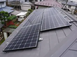 千葉県 市原市 T様邸 太陽光発電 長州産業 274w 1.91kw 写真1