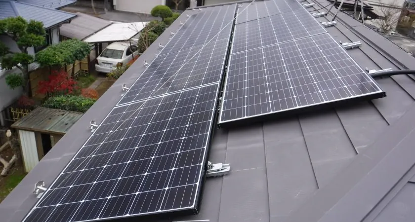 千葉県 市原市 T様邸 太陽光発電 長州産業 274w 1.91kw 施工事例