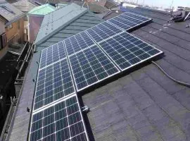 東京都 足立区 S様邸 太陽光発電 Qセルズ 160w 2.24kw 写真2