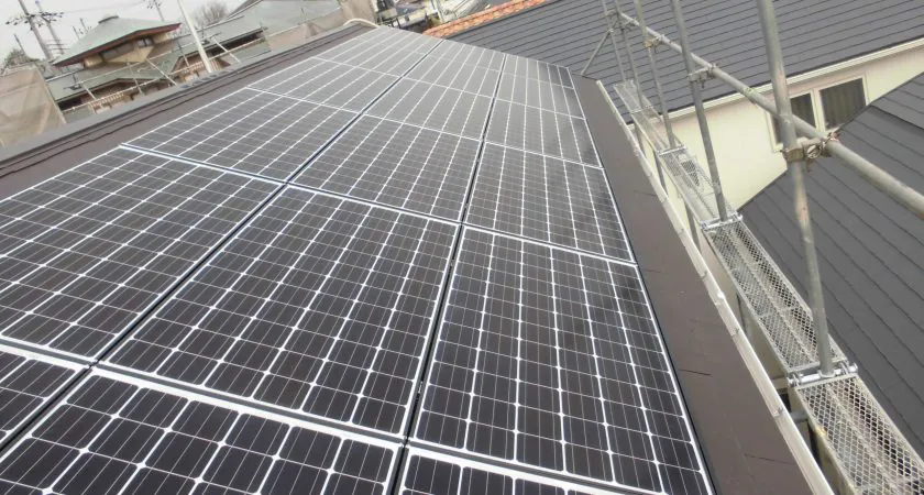 大阪府 枚方市 Y様邸 太陽光発電 パナソニック 245w 4.41kw 施工事例